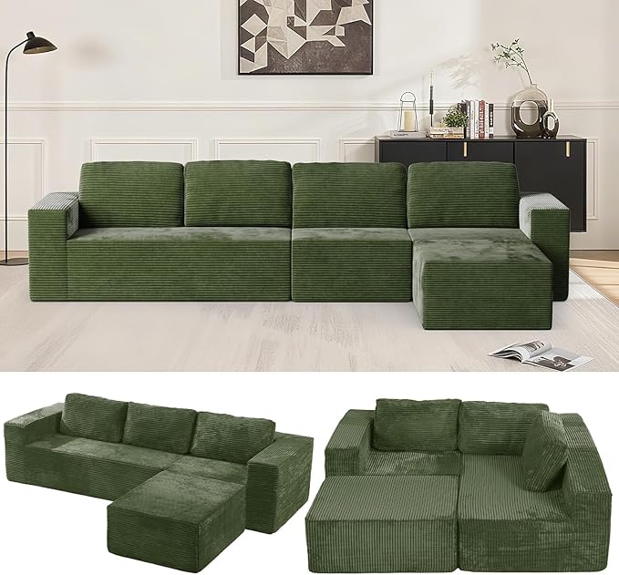 136" Modular Sectional Sofa by Furnify
