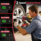 Avrhit Cordless Impact Wrench 1/2 Inch, 1300Nm / 960ft-lbs High Torque Impact - Image 5