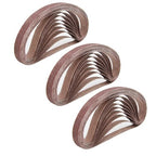 1/2 x 18 Inch Aluminum Oxide Sanding Belt, 6 of Each 80/120/150/240/400 by Please+choose+your+products