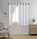 MIUCO 1 Pair Thermal Insulated Grommet 52-Inch-by-63-Inch Blackout Window - Image 2