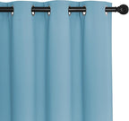 NICETOWN Teal Blue Blackout Curtains 84 inch Length, Grommet Top Room Darkening - Image 7