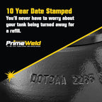 PrimeWeld 75% Argon 25% CO2 Bottle 125CF | DOT 3AA | USA CGA 580 Valve | Best - Image 3