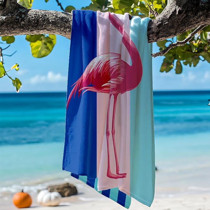2 Pack Microfiber Beach Towel Oversized 71"x32" Sand Free Quick Dry Absorbent - Image 5