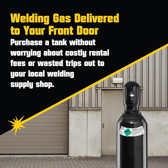 PrimeWeld 75% Argon 25% CO2 Bottle 125CF | DOT 3AA | USA CGA 580 Valve | Best - Image 5