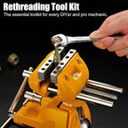 MAXMAN 61Pcs Thread Chaser Set, Thread Restorer Kit & Rethread Repair Tool - Image 5
