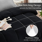 JOLLYVOGUE Twin XL Comforter Set, Ultra-Soft Bed in a Bag Twin XL Size 5 Pieces - Image 3