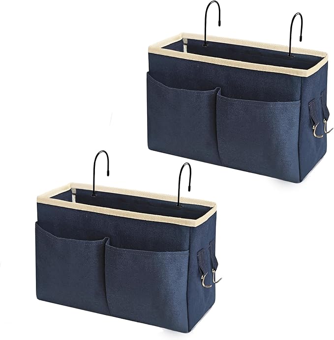 Someteth Bedside Caddy Bedside Hanging Storage Basket Multi-Function Organizer by Someteth