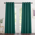 NICETOWN Blackout Hunter Green Curtains 84 inches Long, Grommet Room Darkening by NICETOWN
