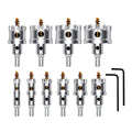 12Pcs TCT Hole Saw Kit for Hard Metal, 5/8" to 2-1/8”Inch Tungsten Carbide by GMTOOLS