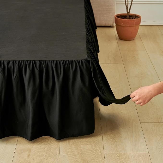 Bed Skirt Full Size Ruffled Bed Skirt - Image 3