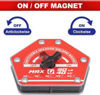 Spurtar Switchable Welding Magnets 90lbs Welding Clamps On Off Magnet Holder - Image 3