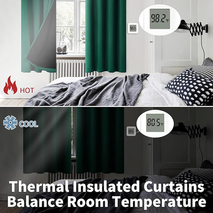 BGment Thermal Insulated 100% Blackout Curtains - Image 4