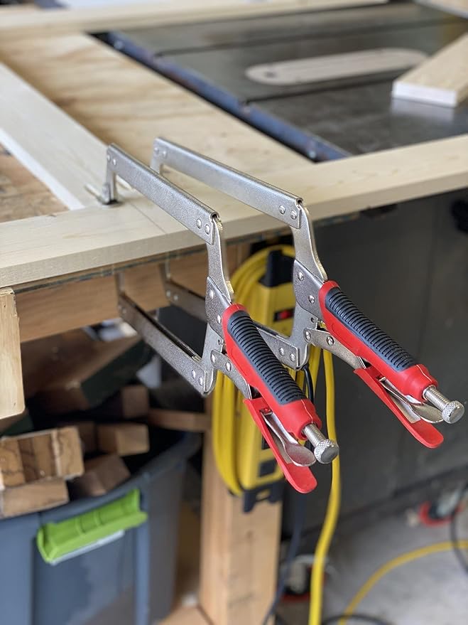Massca Locking C-Clamp | Portable Table & Tool Vise Grip | Heavy Duty C-Clamps - Image 6
