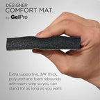 GelPro NewLife Designer Comfort Ergo-Foam Anti-Fatigue Kitchen Floor Mat - Image 3