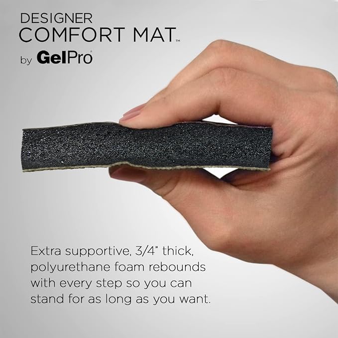 GelPro NewLife Designer Comfort Ergo-Foam Anti-Fatigue Kitchen Floor Mat - Image 3