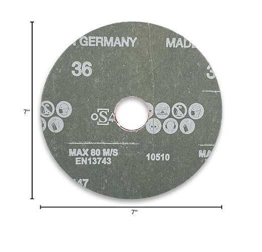 VSM 50-Pack - 7 inch 80 Grit - Ceramic Resin Fiber Discs - Image 9