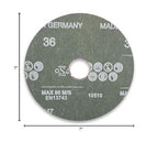 VSM 50-Pack - 7 inch 80 Grit - Ceramic Resin Fiber Discs - Image 9