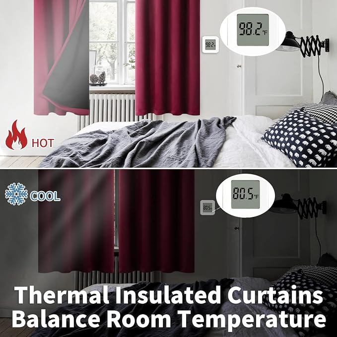 BGment Thermal Insulated 100% Blackout Curtains - Image 4