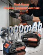 Cordless Drill, 20V MAX Power Drill Set - Image 3