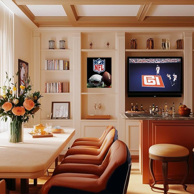 B.B.F MAKE American Football Canvas Wall Art Super Champions Bowl Poster Rugby - Image 8
