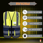 A-SAFETY High Visibility Mesh Safety Reflective Vest - Image 4