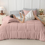JOLLYVOGUE Twin XL Comforter Set, Ultra-Soft Bed in a Bag Twin XL Size 5 Pieces - Image 7