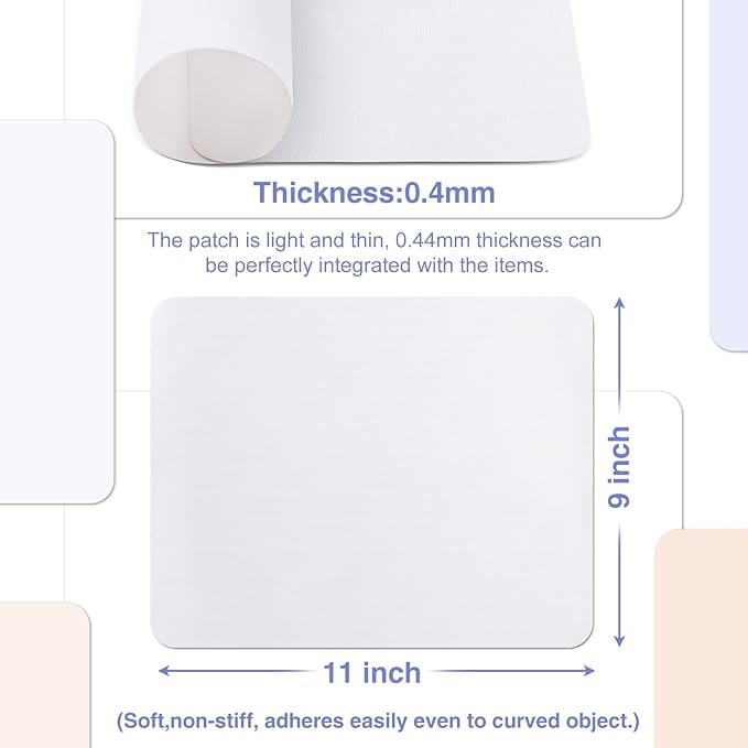 Canvas Repair Patch 9×11 Inch 3Pcs Waterproof Self-Adhesive Fabric Repair Patch - Image 5