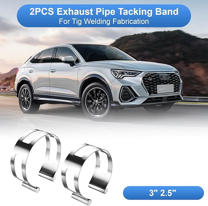 2-Piece Stainless Steel Exhaust Welding Clamps, High Temperature and Corrosion - Image 3