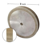 BUCKTOOL 80 Grit 8 Inch CBN Grinding Wheel, 5/8" Arbor Cubic Boron Nitride - Image 3