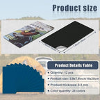 7.9x3.9 inch 12 PCS Nylon Repair Patch Nylon Repair Tape Self Adhesive Fabric - Image 2