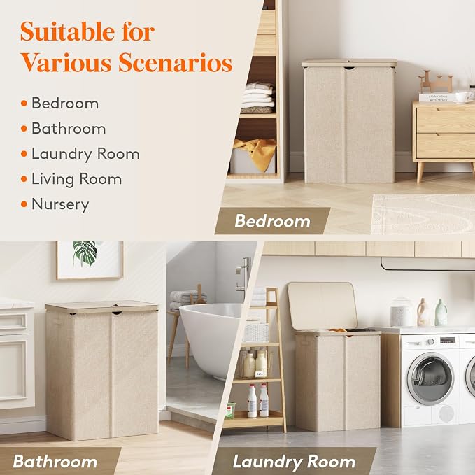 Lifewit 165L Laundry Basket - Image 9