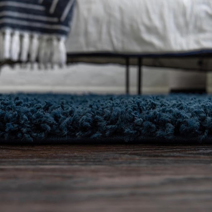 Unique Loom Solid Shag Collection Area Rug - Image 12
