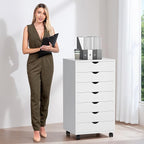 7 Drawer Chest, Dressers Storage Cabinets, Dresser Mobile Cabinet by SimpleDeluxe