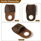 RingSun Thumb Guard Wood Carving Tools, Leather Finger Protector, Handmade - Image 5