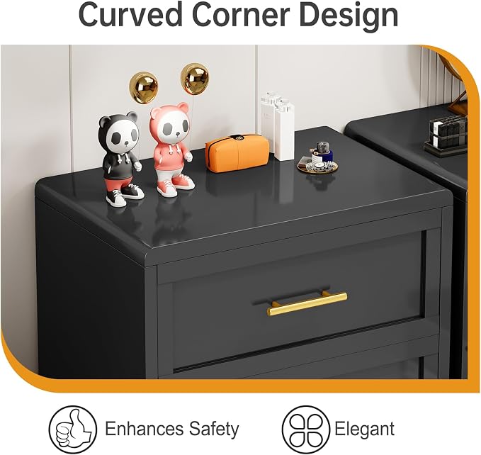 Metal Small Dresser for Bedroom, 3 Drawer Dresser - Image 6