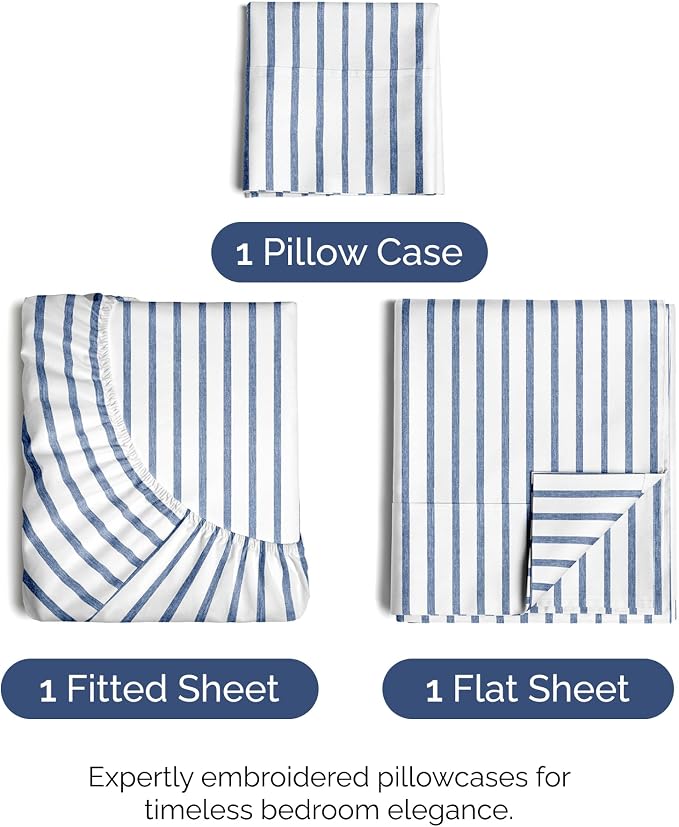 Twin Size 3 Piece Sheet Set - Image 2