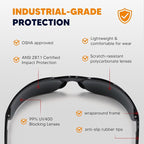 Tinted Safety Glasses 24 Pack, Safety Sunglasses Bulk UV Protection & ANSI Z87.1 - Image 2
