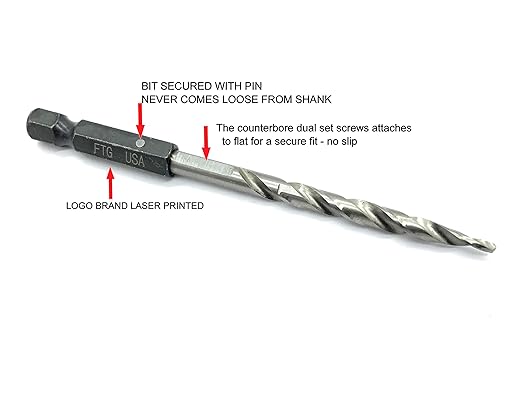 FTG USA Adjustable Wood Countersink Drill Bit #6 - Image 5