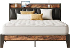 LIKIMIO Full XL Bed Frame, Storage Headboard - Image 9