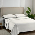 Carressa Linen Luxury Egyptian Cotton Queen Stripe Sheet Set, 600 Thread Count by CarressaLinen