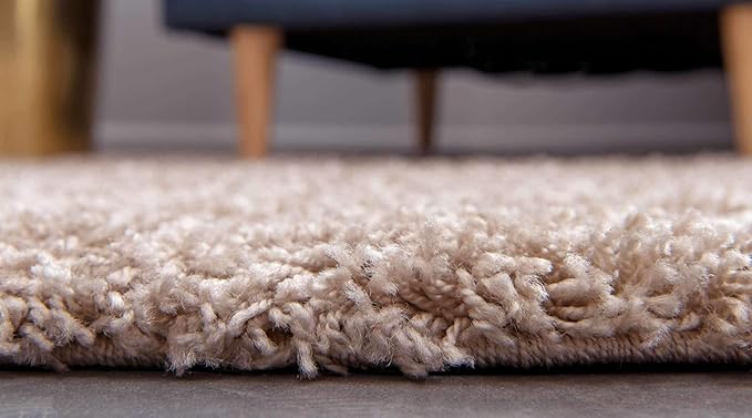 Unique Loom Solid Shag Collection Area Rug - Image 4