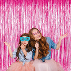 GOER 3.2 ft x 8.2 ft Metallic Tinsel Foil Fringe Curtains Party Photo Backdrop - Image 5