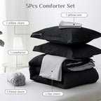 JOLLYVOGUE Twin XL Comforter Set, Ultra-Soft Bed in a Bag Twin XL Size 5 Pieces - Image 5