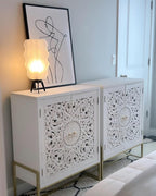 PHI VILLA White Accent Cabinet - Image 3