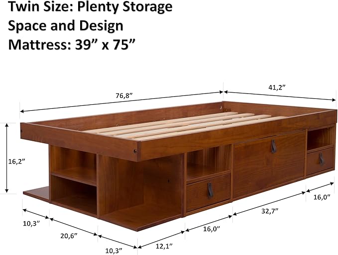 memomad Bali Storage Platform Bed - Image 3