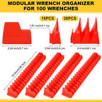 Chunful 100 pcs Modular Wrench Organizer Holder Wrench Tool Organizers Storage - Image 2