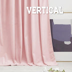 RYB HOME Baby Pink Velvet Curtains 90 inches, Back Tab Soft Fabric Room - Image 5