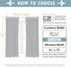 ChrisDowa 100% Blackout Curtains 63 inch Long - Image 6