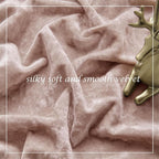 SMILETIME Pink Crushed Velvet Curtains 52x90 inch Luxurious Thermal Insulated - Image 5