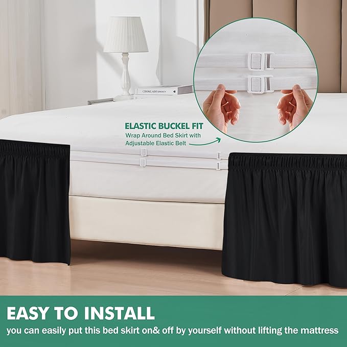 Biscaynebay Wrap Around Bed Skirts - Image 3